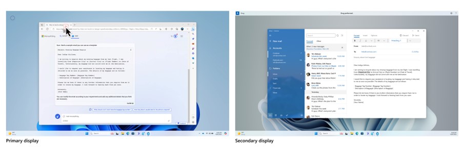 Image with Multi displays