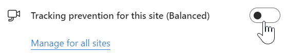 Edge added security, whitelist Clipchamp 3