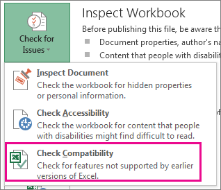 Check Compatibility