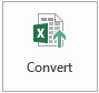 Convert button