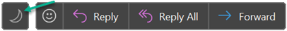 The Switch to dark background button.