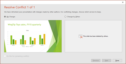 PowerPoint Collaboration Screen