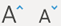 The Increase Font Size and Decrease Font Size buttons.