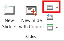 Screenshot of Slide layout.