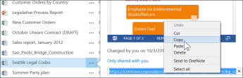 A documents web URL
