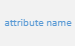 The Attribute shape in Crows Foot Database Notation.