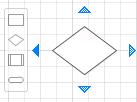 Visio AutoConnect arrows and toolbar