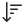 sort down icon