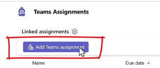 add teams assignment