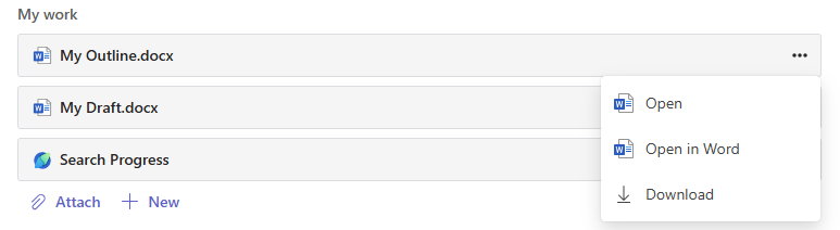 Complete an Assignment as a Student