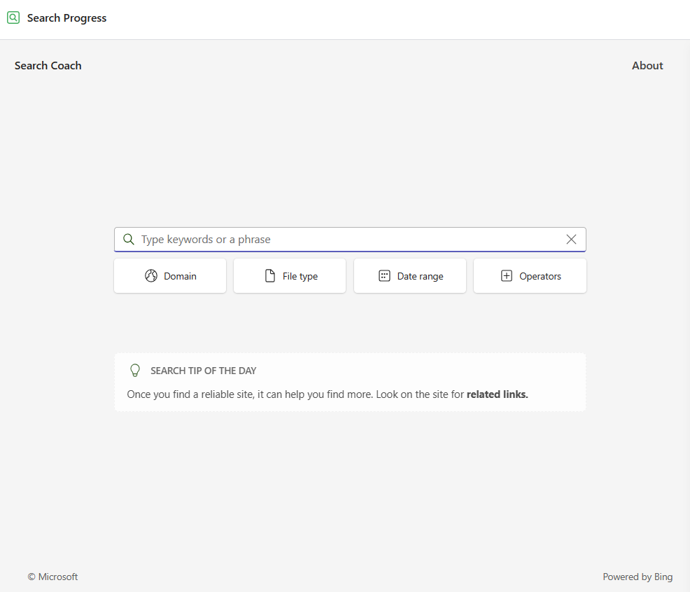 search coach