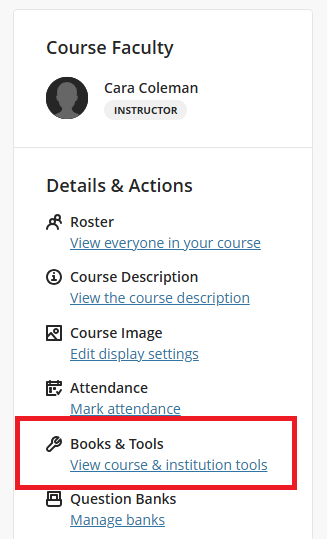 Blackboard books and tools Microsoft Education link