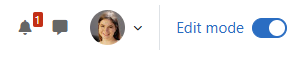 Moodle Course Edit Switch