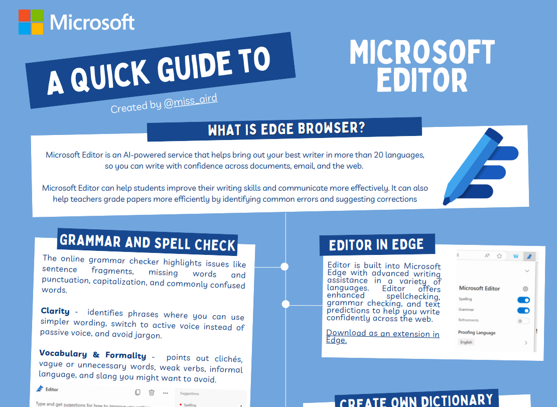 Screenshot of editor.