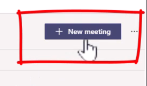 new meeting