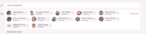 Screenshot of students.