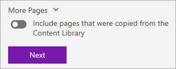 Screenshot of distribute page.