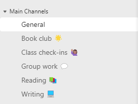 Screenshot of Channels.