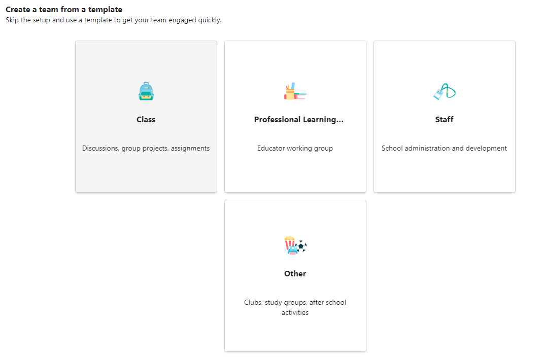 Screenshot of class.