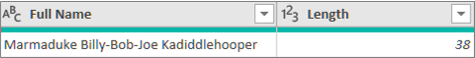 Adding a column to get the length of a word