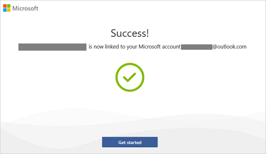 Screenshot of sign in box.