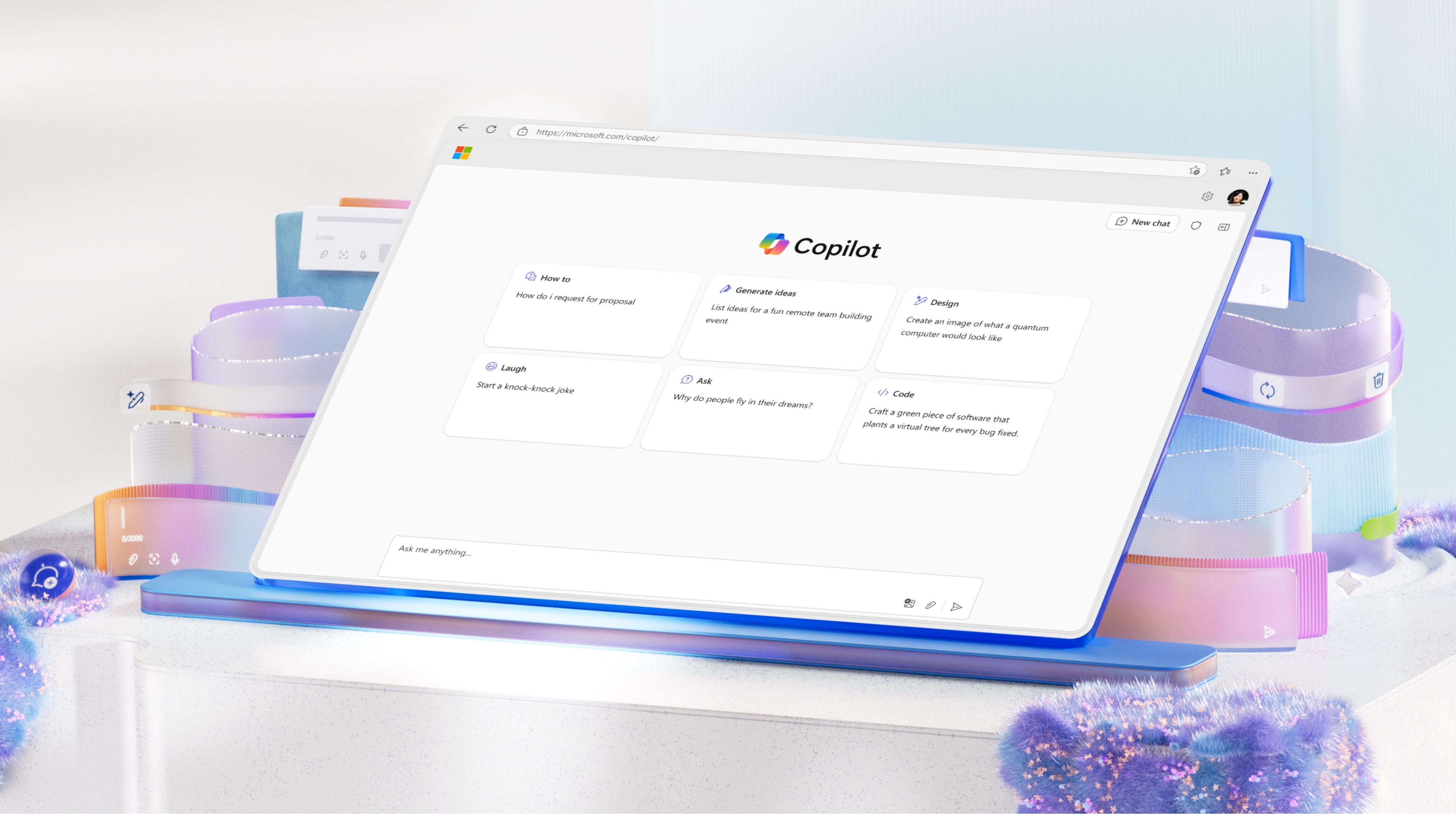 Copilot chat in the Copilot app.
