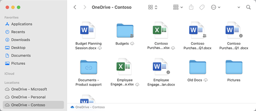 OneDrive folders are shown under Locations in the pane on the left.