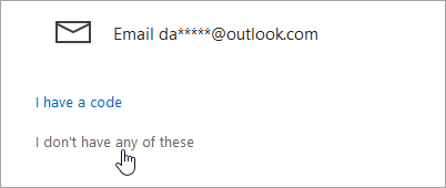 A screenshot of the I dont have any of these button