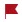 The screenshot shows the red flag for an email that is flagged for follow up.