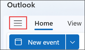Screenshot shows what to do if you dont see Add calendar in outlook.com