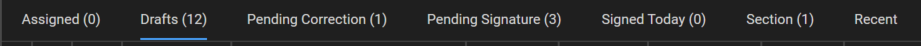 Image displaying the queues in the **Explorer** screen.