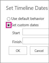 MT07 - Custom Dates