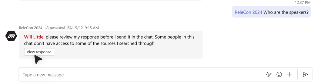 screenshot of Answer cant be automatically added due to permission issues