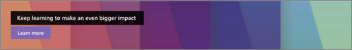 Screenshot of Call to action web part