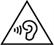 Hearing warning symbol