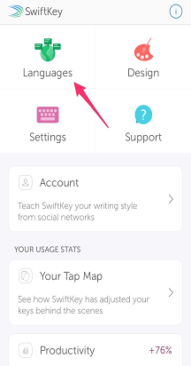 SwiftKey-MainLanguages image 1