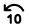Icon of the skip back arrow
