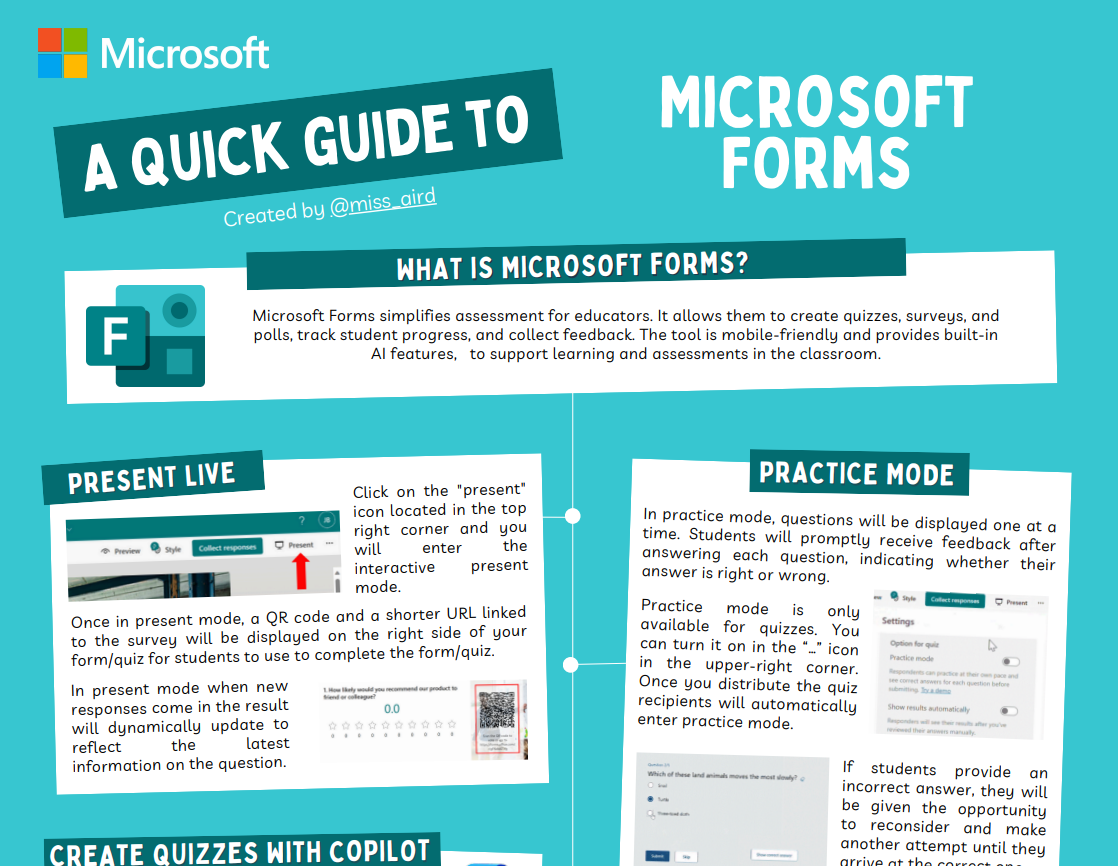 Screenshot of forms