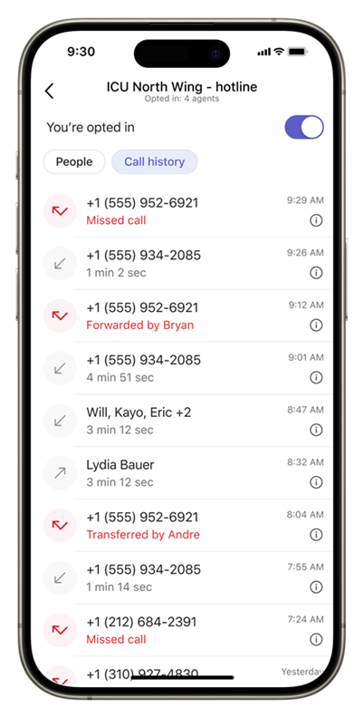 Screenshot of the Queues app home screen on mobile, showing queue details with an opt-in toggle.